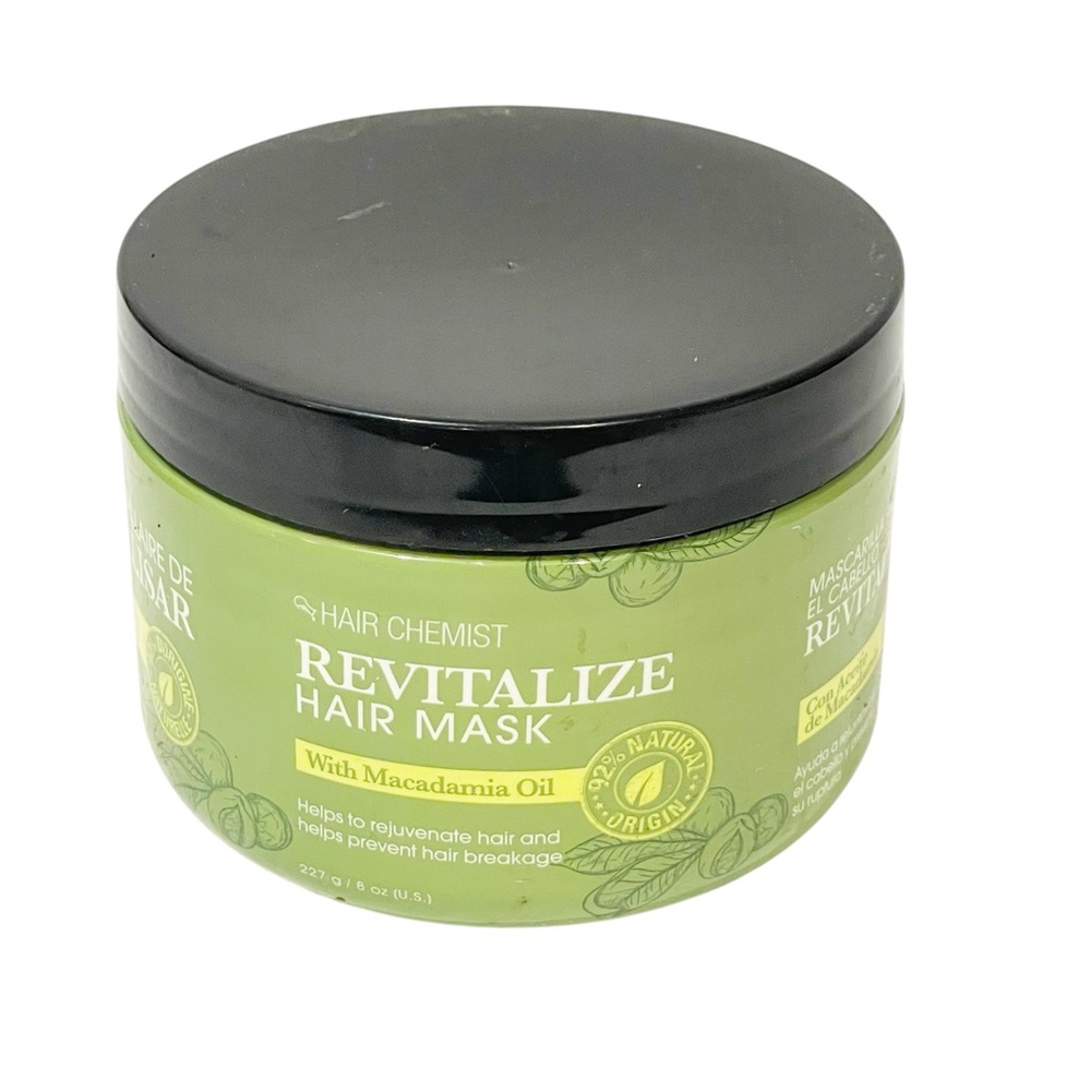 HAIR CHEMIST REVITALIZE HAIR MASK WITH‎ MACADAMIA OIL 8 OZ NEW